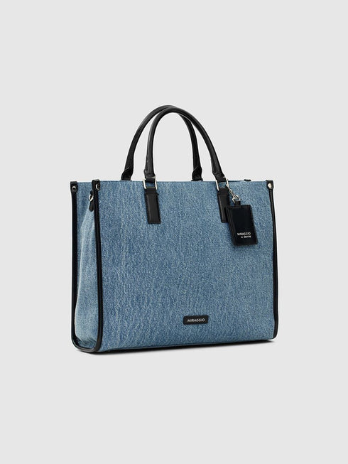 Denice Denim Tote Bag